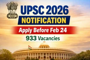 UPSC CSE 2026 notification apply online last date eligibility