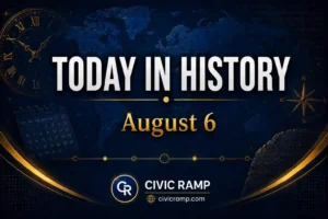 Today in History August 6 featuring important historical events, famous birthdays, national and international days.