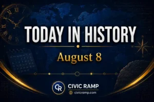 Today in History August 8 featuring important historical events, famous birthdays, national and international days.