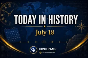 Today in History July 18 featuring important historical events, famous birthdays, national and international days.