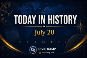 Today in History July 20 featuring important historical events, famous birthdays, national and international days.
