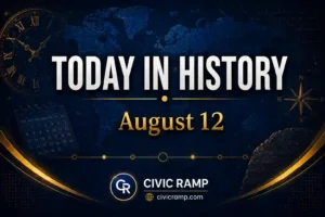 Today in History August 12 featuring important historical events, famous birthdays, national and international days.