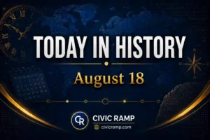 Today in History August 18 featuring important historical events, famous birthdays, national and international days.