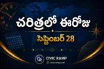చరిత్రలో ఈరోజు సెప్టెంబర్ 28 – ముఖ్య సంఘటనలు, ప్రముఖుల జననాలు, జాతీయ మరియు అంతర్జాతీయ దినోత్సవాలు.