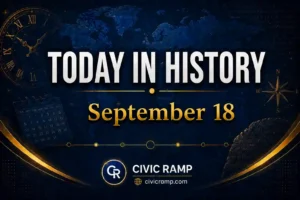 Today in History September 18 featuring important historical events, famous birthdays, national and international days.