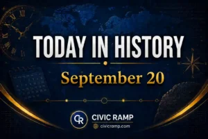 Today in History September 20 featuring important historical events, famous birthdays, national and international days.