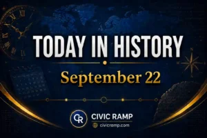 Today in History September 22 featuring important historical events, famous birthdays, national and international days.