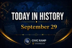 Today in History September 29 featuring important historical events, famous birthdays, national and international days.