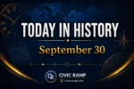 Today in History September 30 featuring important historical events, famous birthdays, national and international days.