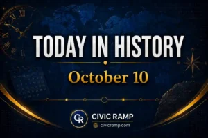 Today in History October 10 featuring important historical events, famous birthdays, national and international days.