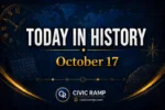 Today in History October 17 featuring important historical events, famous birthdays, national and international days.