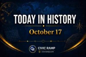 Today in History October 17 featuring important historical events, famous birthdays, national and international days.