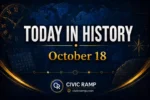Today in History October 18 featuring important historical events, famous birthdays, national and international days.