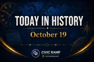 Today in History October 19 featuring important historical events, famous birthdays, national and international days.