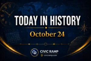 Today in History October 24 featuring important historical events, famous birthdays, national and international days.