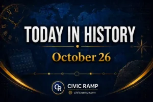Today in History October 26 featuring important historical events, famous birthdays, national and international days.