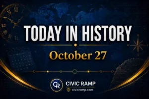 Today in History October 27 featuring important historical events, famous birthdays, national and international days.