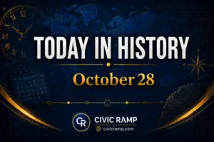 Today in History October 28 featuring important historical events, famous birthdays, national and international days.