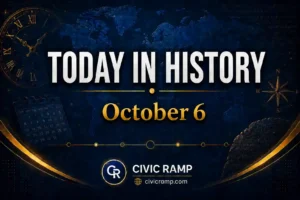Today in History October 6 featuring important historical events, famous birthdays, national and international days.